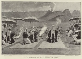 Le culte du Bromo à Java